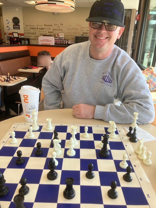 Ben in chess club regalia