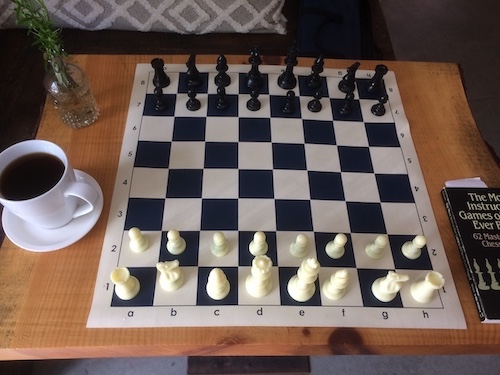 Chess and Coffee at the Warehouse