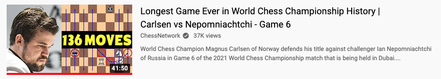ChessNetwork video analysis of Game 6