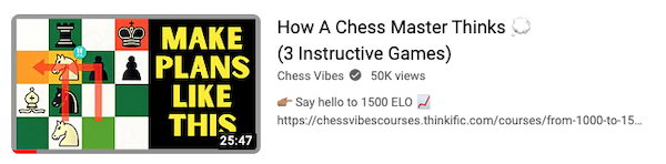 How A Chess Master Thinks