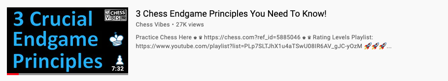 3 Chess Endgame Principles You Need to Know!