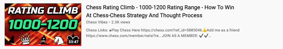 Climb the Rating Ladder — 400 to 1000 (Tuesdays) — DMV Chess