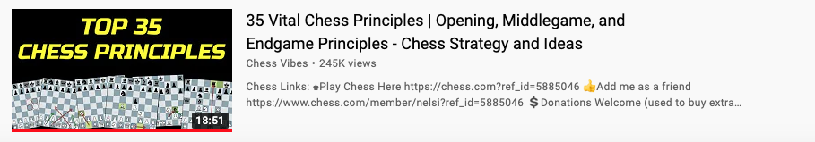 35 Vital Chess Principles
