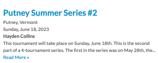 Putney Summer Series #2