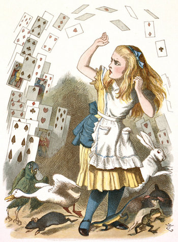 Alice and Flying Cards