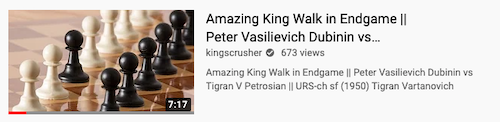 Amazing King Walk In Endgame